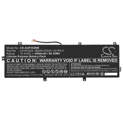 Replacement Battery for Asus  P3540FB – Notebook, Laptop – 4500mAh / 69.30Wh / 15.4V