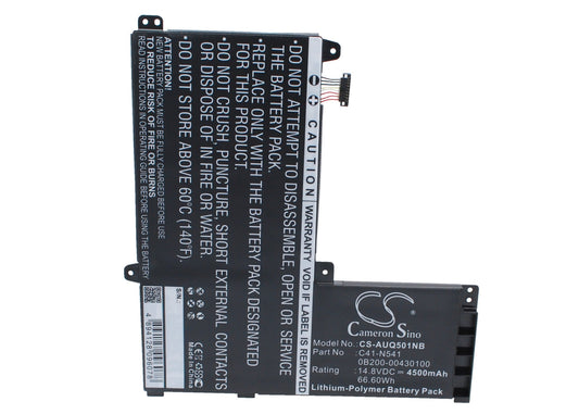 Replacement Battery for Asus  Q501L – Notebook, Laptop – 4500mAh / 66.60Wh / 14.8V