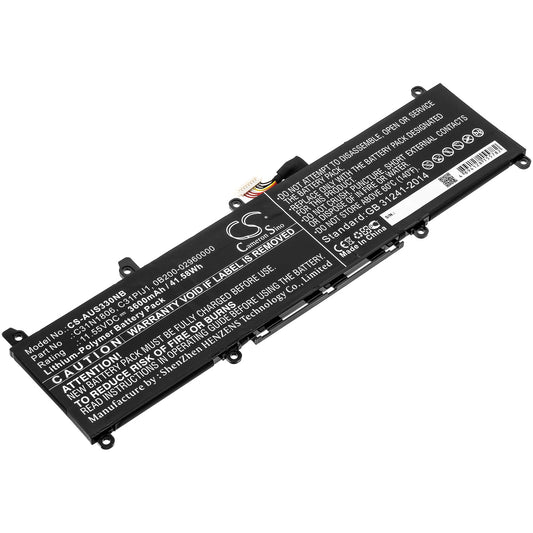 Replacement Battery for Asus  adol 13 – Notebook, Laptop – 3600mAh / 41.58Wh / 11.55V
