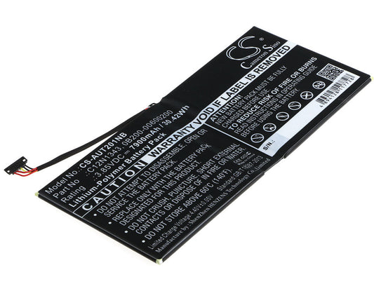 Replacement Battery for Asus  Transformer Book TX201LAF – Notebook, Laptop – 7900mAh / 30.42Wh / 3.85V