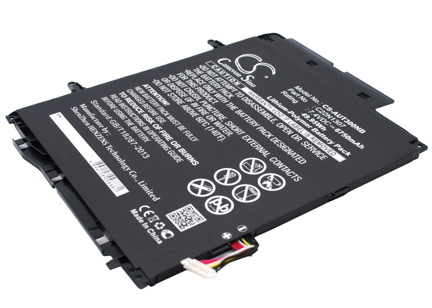Replacement Battery for Asus  T300CHI-F1-DB – Notebook, Laptop – 6750mAh / 49.95Wh / 7.4V