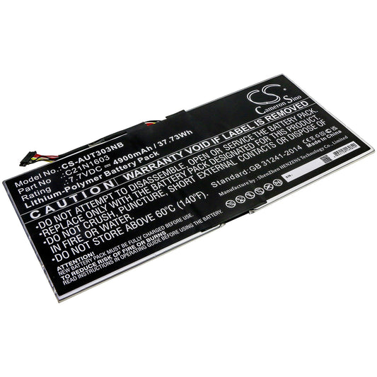 Replacement Battery for Asus  B9440UA – Notebook, Laptop – 4900mAh / 37.73Wh / 7.7V