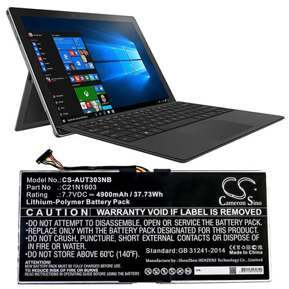 Replacement Battery for Asus  B9440UA – Notebook, Laptop – 4900mAh / 37.73Wh / 7.7V