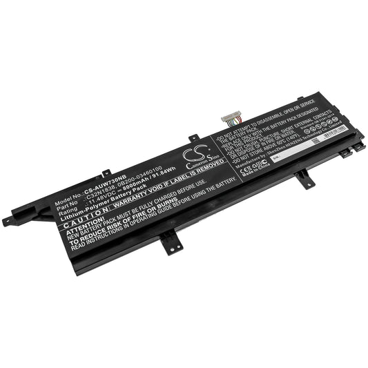 Replacement Battery for Asus  ProArt StudioBook Pro X W730G5 – Notebook, Laptop – 8000mAh / 91.84Wh / 11.48V