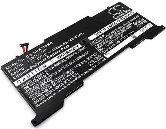 Replacement Battery for Asus  UX31L – Notebook, Laptop – 4500mAh / 49.95Wh / 11.1V