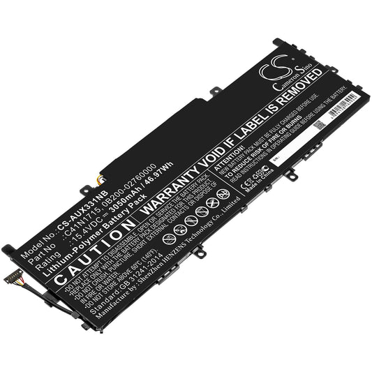 Replacement Battery for Asus  U3100FN – Notebook, Laptop – 3050mAh / 46.97Wh / 15.4V