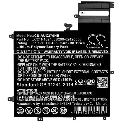 Replacement Battery for Asus  0B200-02420000P-B2B2A-711-005R – Notebook, Laptop – 4950mAh / 38.12Wh / 7.7V
