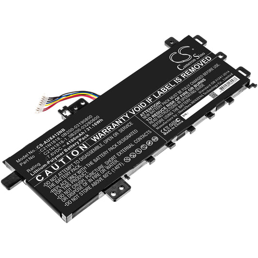 Replacement Battery for Asus  A412FA – Notebook, Laptop – 4100mAh / 31.16Wh / 7.6V