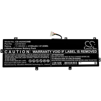 Replacement Battery for Asus  P3540FA – Notebook, Laptop – 4150mAh / 47.93Wh / 11.55V