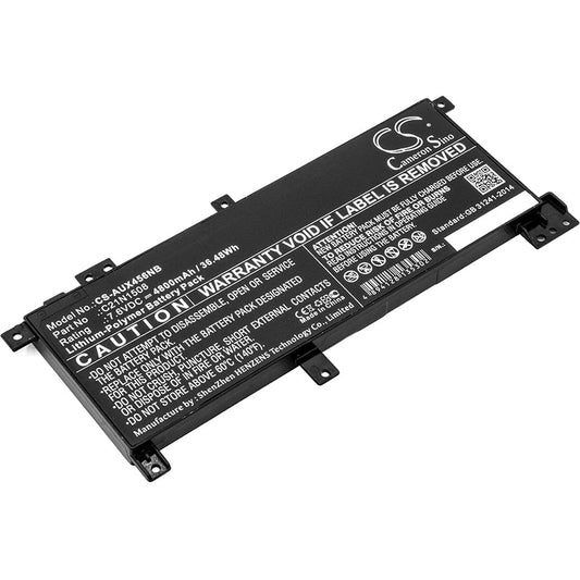 Replacement Battery for Asus  R457UA – Notebook, Laptop – 4800mAh / 36.48Wh / 7.6V