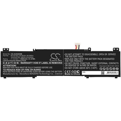Replacement Battery for Asus  UM462DA – Notebook, Laptop – 3600mAh / 41.47Wh / 11.52V