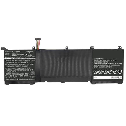 Replacement Battery for Asus  G501JW – Notebook, Laptop – 8200mAh / 93.48Wh / 11.4V
