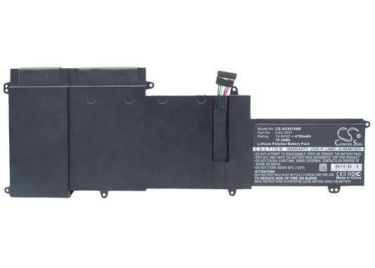 Replacement Battery for Asus  U500VZ – Notebook, Laptop – 4750mAh / 70.30Wh / 14.8V