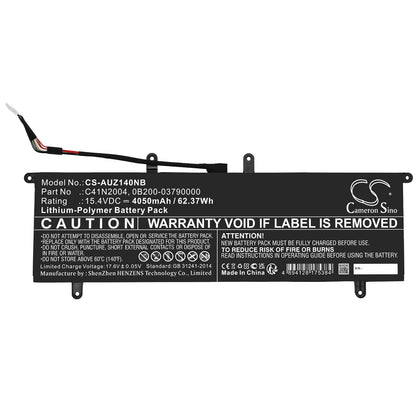 Replacement Battery for Asus  ZenBook Duo 14 UX482 – Notebook, Laptop – 4050mAh / 62.37Wh / 15.4V