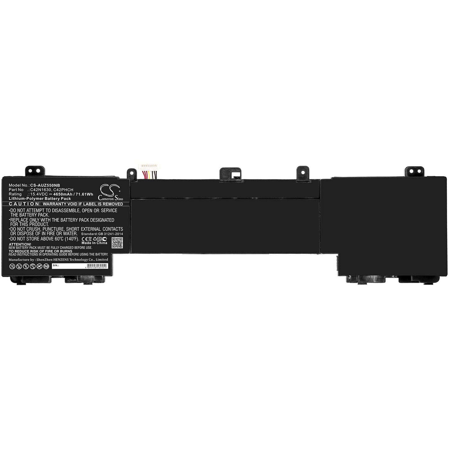 Replacement Battery for Asus  UX550VD – Notebook, Laptop – 4650mAh / 71.61Wh / 15.4V