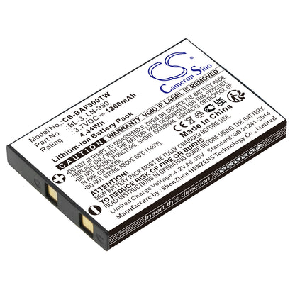 Replacement Battery for Baofeng BF-R5 BF-T6, C5, – 1200mAh / 4.44Wh