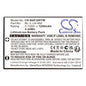 Replacement Battery for Yaesu VX3 – 1200mAh / 4.44Wh