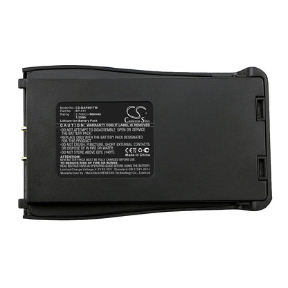Replacement Battery for Baofeng  BF-666S – Two-Way Radio – 900mAh / 3.33Wh / 3.7V