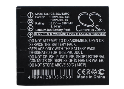 Replacement Battery for Leica  D-LUX5 – Camera – 850mAh/3.15Wh / 3.7V