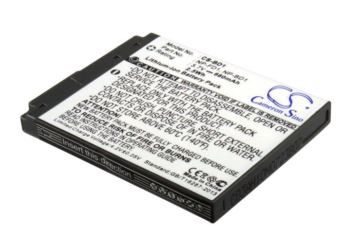Replacement Battery for Sony  Cyber-shot DSC-G3 – Camera – 680mAh / 3.7V