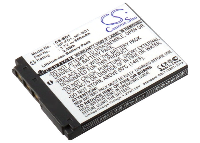Replacement Battery for Sony  Cyber-shot DSC-G3 – Camera – 680mAh / 3.7V