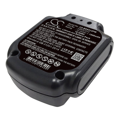Replacement Battery for Black & Decker  BDCD112 – Power Tools – 1500mAh / 18.00Wh / 12.0V