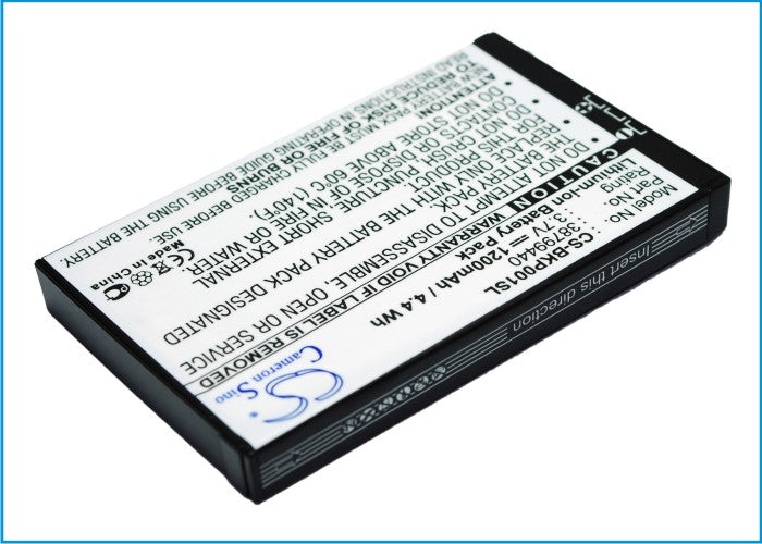Replacement Battery for Becker  Traffic Assist 7916 – GPS, Navigator – 1200mAh / 3.7V