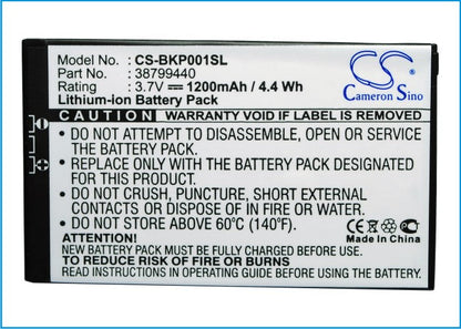 Replacement Battery for Becker  Traffic Assist 7916 – GPS, Navigator – 1200mAh / 3.7V