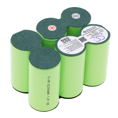 Replacement Battery for Black&Decker Dustbuster DV7205N H2, Dustbuster Extreme 7.2V, DV7205, – 2000mAh / 14.40Wh