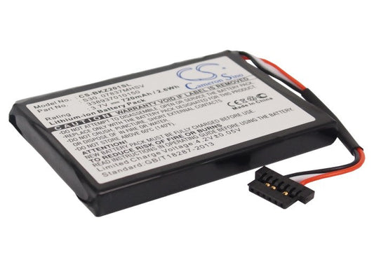 Replacement Battery for Becker  Ready 50 – GPS, Navigator – 720mAh / 2.66Wh / 3.7V