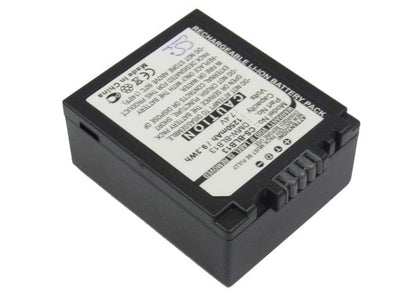 Replacement Battery for Panasonic  Lumix DMC-G1 – Camera – 1250mAh/9.25Wh / 7.4V