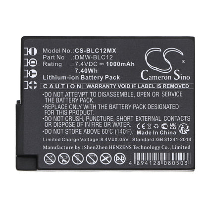 Replacement Battery for Sigma  DP1Q – Camera – 1000mAh / 7.40Wh / 7.4V