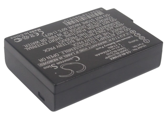 Replacement Battery for Panasonic  Lumix DMC-G3 – Camera – 1050mAh/7.77Wh / 7.4V