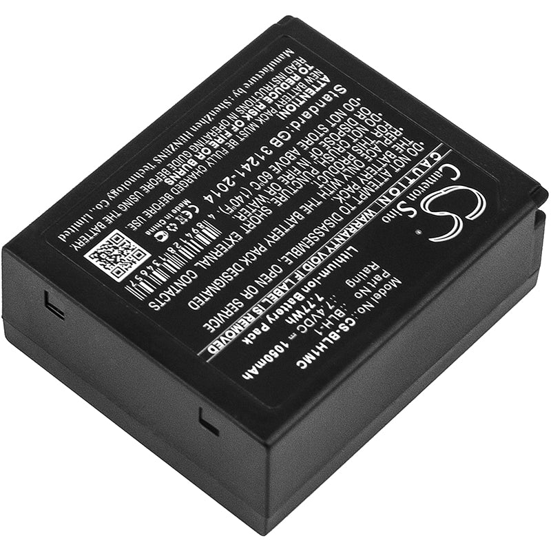 Replacement Battery for OLYMPUS  E-M1 – Camera – 1050mAh / 7.77Wh / 7.4V