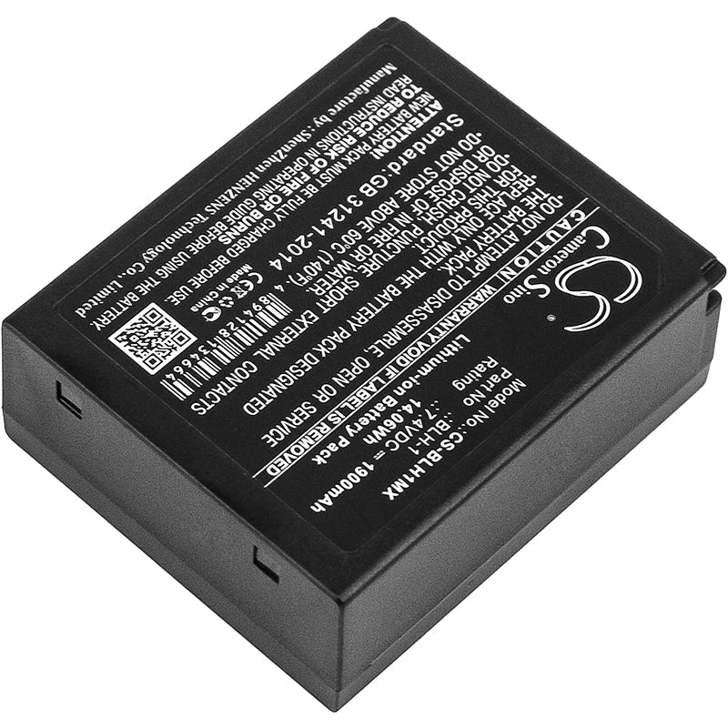 Replacement Battery for OLYMPUS  E-M1 – Camera – 1900mAh / 14.06Wh / 7.4V