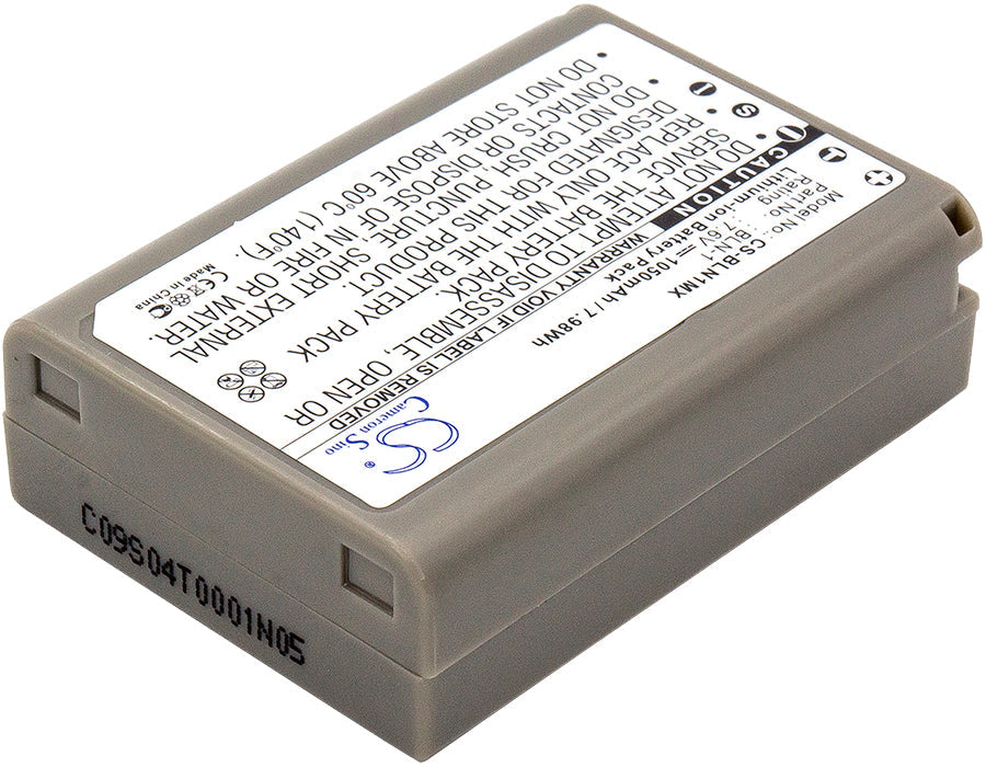 Replacement Battery for Olympus  EM1 II – Camera – 1050mAh / 7.98Wh / 7.6V