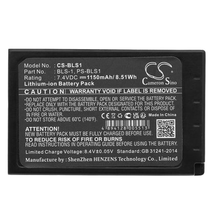 Replacement Battery for Olympus  E-400 – Camera – 1150mAh / 7.4V