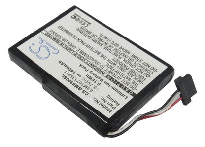 Replacement Battery for Jucon  GPS-3741 – GPS, Navigator – 1400mAh / 5.18Wh / 3.7V