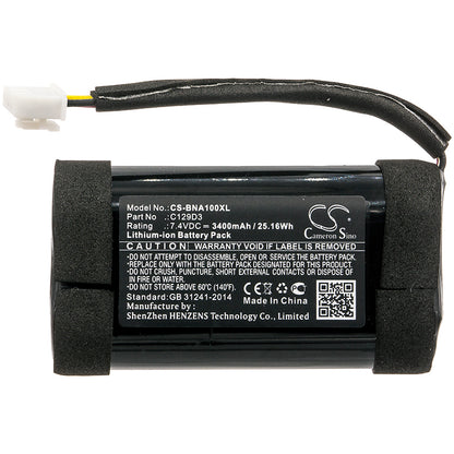 Replacement Battery for Bang & Olufsen  BeoPlay A1 – 3400mAh / 25.16Wh