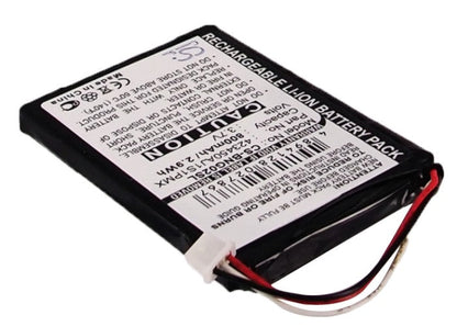 Replacement Battery for Blaupunkt  TravelPilot 100 – GPS, Navigator – 800mAh / 2.96Wh / 3.7V