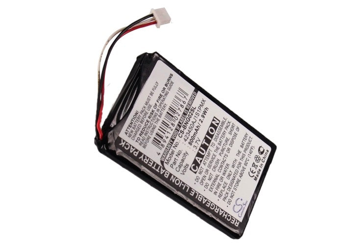 Replacement Battery for Blaupunkt  TravelPilot 100 – GPS, Navigator – 800mAh / 2.96Wh / 3.7V