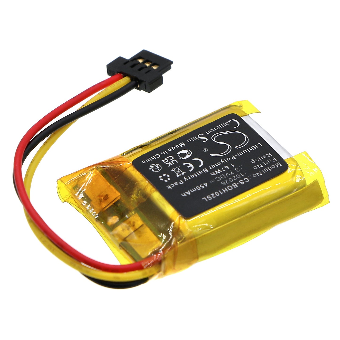 Replacement Battery for Bang & Olufsen  Beoplay EQ Charging Case – Wireless Headset – 450mAh / 1.67Wh / 3.7V