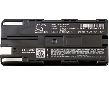 Replacement Battery for Canon  C2 – Camera – 800mAh / 5.92Wh / 7.4V