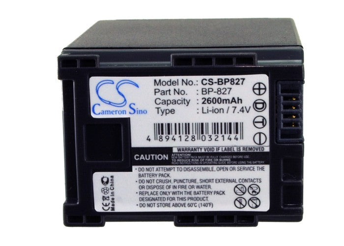 Replacement Battery for Canon  FS10 – Camera – 2600mAh / 19.24Wh / 7.4V