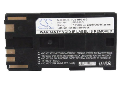 Replacement Battery for Canon  GL1 – Camera – 2200mAh / 7.4V