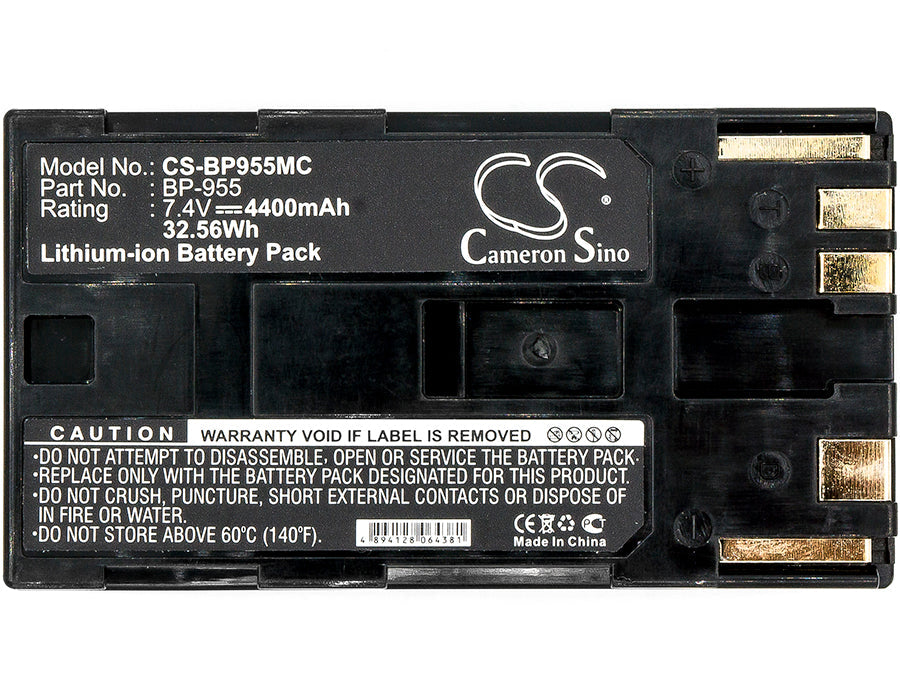 Replacement Battery for Canon  EOS C100 – Camera – 4400mAh / 32.56Wh / 7.4V