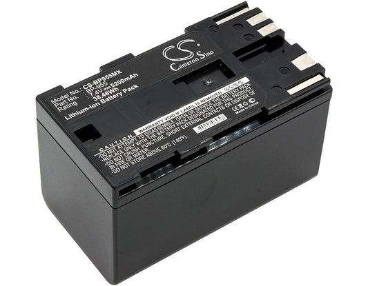 Replacement Battery for Canon  EOS C100 – Camera – 5200mAh / 38.48Wh / 7.4V