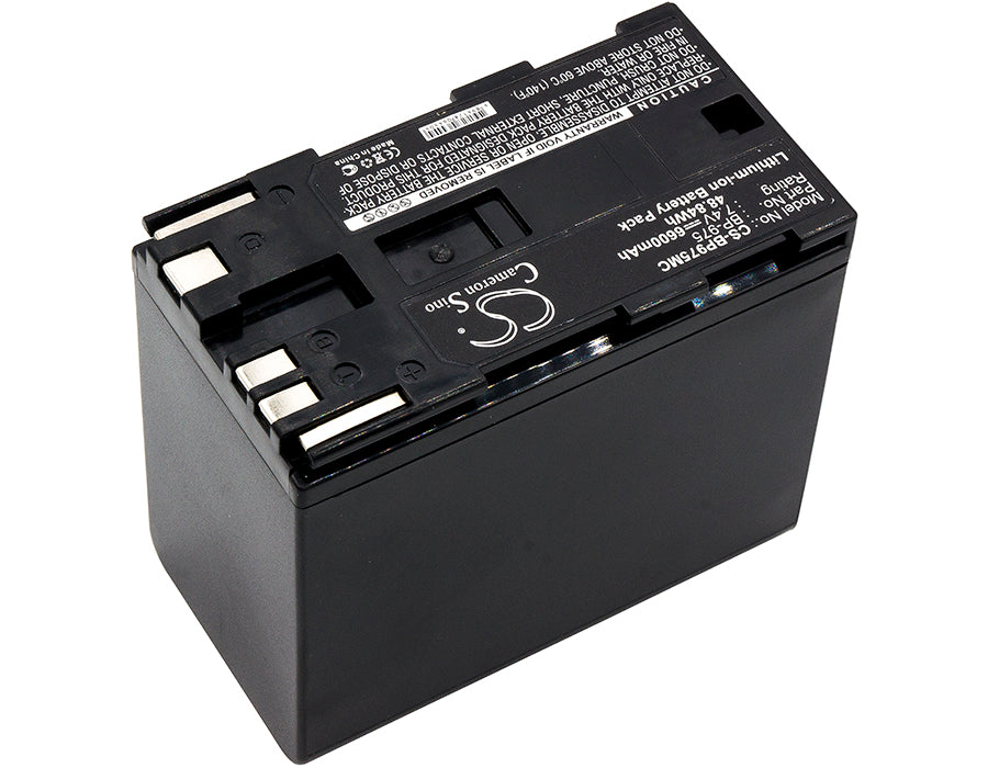 Replacement Battery for Canon  GL2 – Camera – 6600mAh / 7.4V