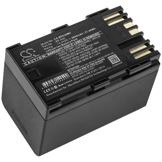 Replacement Battery for Canon  CA-CP200L – Camera – 2600mAh / 37.44Wh / 14.4V
