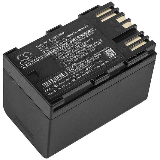 Replacement Battery for Canon  CA-CP200L – Camera – 3400mAh / 48.96Wh / 14.4V